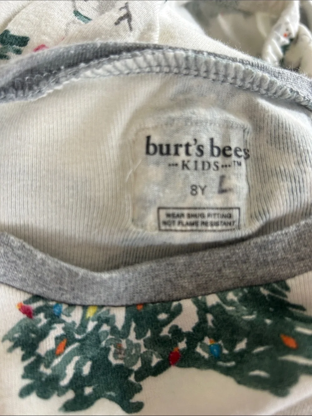 Burt’s Bees Christmas Tree Snowman Pajamas